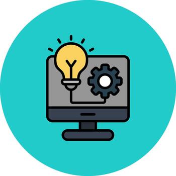 Monitor Style Module vector