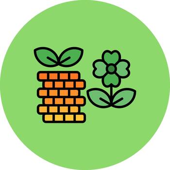 Coins Abstract Pattern Block vector