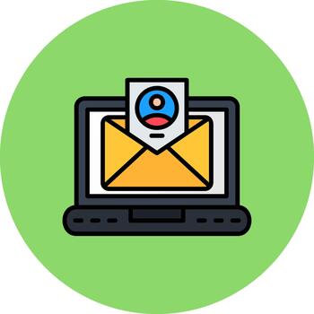 Email Advanced Frame Element vector