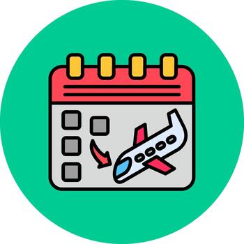 Calendar High-Tech Shape Pattern vector