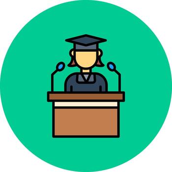 Speech Muted Color Texture vector