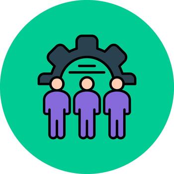 Team Building Soft Display Unit vector