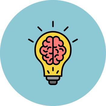 Brainstorming Polished Grid Patch vector