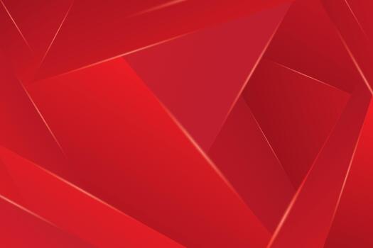 fondo rojo abstracto con triángulos vector