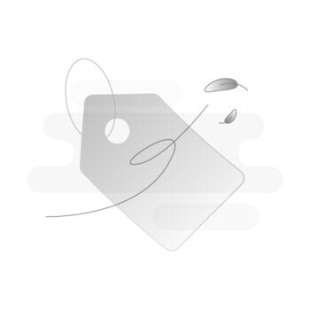 Minimalist illustration of empty price tag with windblown leaves. inactive sales status, no available products, transactions or orders. for ecommerce apps to represent unavailable items, out of stock vector