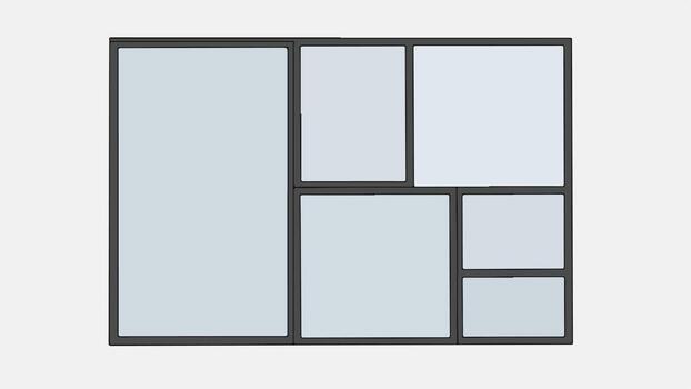 resumen geométrico modelo de rectangular marcos y paneles vector