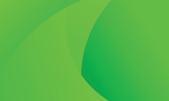 Abstract bright green dynamic background, flowing curved shapes and gradient layers, modern graphic design backdrop vector