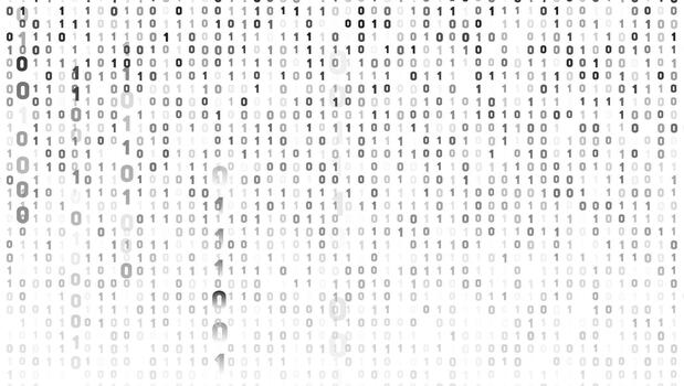 binario código con números 0 0 y 1 resumen tecnología antecedentes vector
