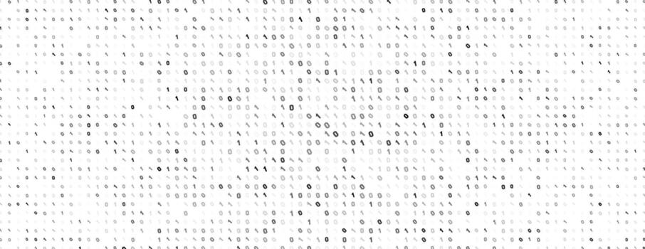 Abstract Binary Code 0 1 Pattern Digital Technology Background vector