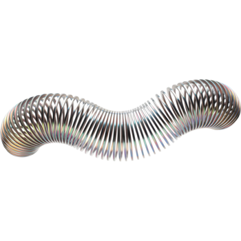 metalen abstract beeldhouwwerk met vloeiende curves reflecterend licht en creëren kleurrijk patronen png