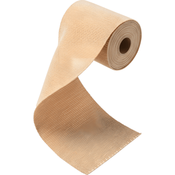 dekorativ vävd papper rulla i mjuk solbränna Färg med invecklad mönster visas png