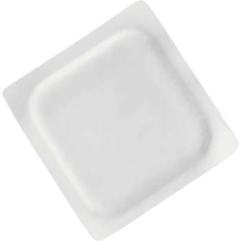White Square Plate with Soft Edges png