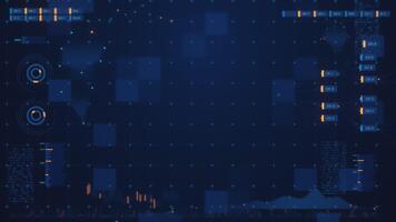 3d rendere astratto finanziario dati sfondo. digitale grafico grafico rapporto, statistico analisi, marketing ricerca visualizzazione. tecnologia, attività commerciale, Rete, futuro concetto sfondo. video