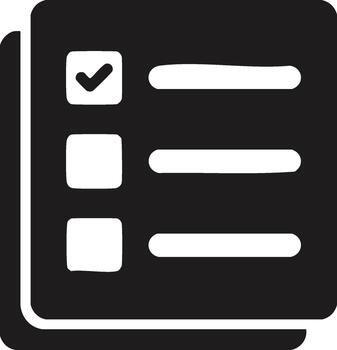 Checklist Sheets Task List Icon Symbol Stacked Pages with Checkmarks Completed Approved vector