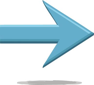 soltero dirección flecha gráfico indica movimiento adelante dirección puntero diseño verde azulado símbolo Guia a la derecha orientación camino hallazgo señalizar aislado elemento vector