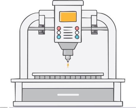 Automated Dispensing System Precision Liquid Handling for Laboratory Automation and Scientific Research in Healthcare and Chemical Industry vector