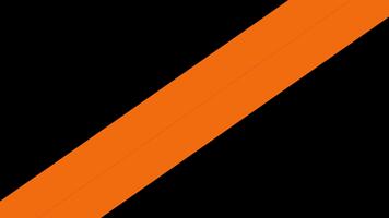 Dynamic abstract animated geometric shape transition background featuring bright orange and black colors video