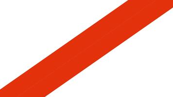 astratto animato geometrico forma transizione con un' luminosa arancia bloccare in movimento attraverso un' bianca sfondo video