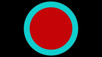 Abstract circle transitions stock animation for creative projects and dynamic backgrounds in 4k video