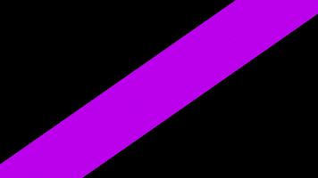 Abstract geometric shape transition animation with vibrant magenta color and minimalist black background for presentations video