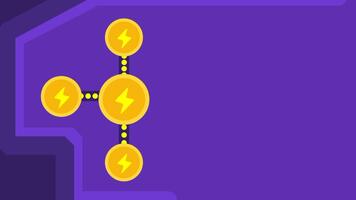 raffigura verticalmente impilati raggiante sfere disposte ordinatamente, che rappresentano strutturato allineamento e verso l'alto flusso entro un' controllato luminoso sistema video