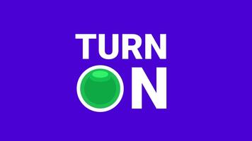 visar en klar sväng på instruktion Nästa till en lysande grön knapp, highlighting systemet aktivering och de avsiktlig Start av driven operativ funktioner. video