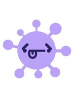 balanceándose movimiento animación de derrotado virus video