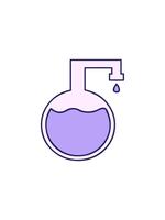 starburst effekt animering av tecknad serie av en vetenskap experimentera video