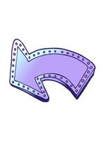 energia su animazione di disegno elemento di un' puntamento freccia video