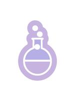 ändring Färg animering av vetenskap experimentera symbol ikon video