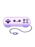 Wippen Bewegung Animation von Gradient schattiert Zeichnung von ein Spiel Regler video