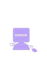 salto movimento animazione di illustrazione di un' computer errore icona video