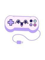 jiggle and pause animation of cartoon of a game controller video