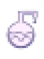 pixelizzare effetto animazione di un' scienza sperimentare gesso disegno video