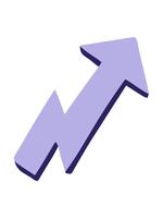 ändring Färg animering av hand dragen element av en pekande pil video