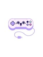 starburst effect animation of cartoon of a game controller video