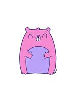 starburst effetto animazione di cartone animato contento citello video