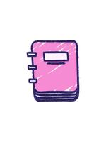 starburst effekt animering av anteckningsbok krita teckning video