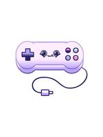 popping motion animation of gradient shaded drawing of a game controller video