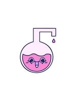 Starburst efecto animación de peculiar dibujos animados de un Ciencias experimentar video