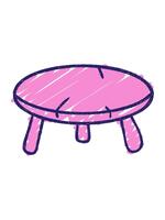 pixelize effect animation of Table Chalk Drawing video