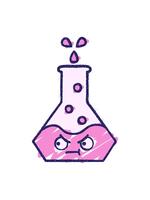 glans ljus effekt animering av vetenskap experimentera krita teckning bild video