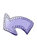 ändring Färg animering av teckning element av en pekande pil video