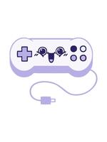 ändring Färg animering av tecknad serie av en spel kontrollant video