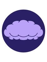 pixelizar efecto animación de imagen de un gris nube video