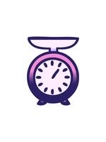 opzichtig verkoop animatie van helling schaduwrijk tekenfilm van een weging schaal video