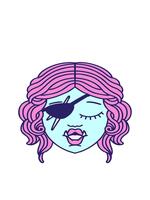 peso e pausa animazione di canaglia personaggio viso video