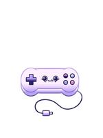 stiga och flyta animering av lutning skuggad teckning av en spel kontrollant video