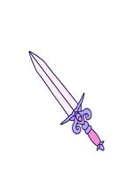 allungamento su animazione di Immagine di un' pugnale design video