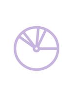 ändring Färg animering av paj Diagram symbol ikon video